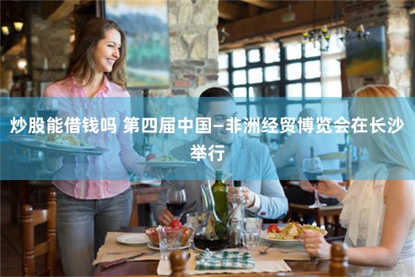 炒股能借钱吗 第四届中国—非洲经贸博览会在长沙举行