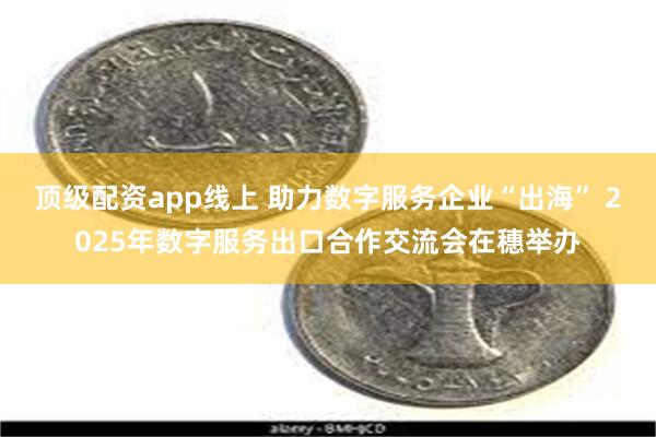 顶级配资app线上 助力数字服务企业“出海” 2025年数字服务出口合作交流会在穗举办
