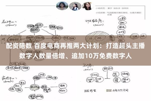 配资陪数 百度电商再推两大计划：打造超头主播数字人数量倍增、追加10万免费数字人